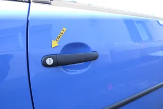 VW Lupo Seat Arosa Tür vorne rechts Beifahrertür blau LR5A (mechanischerFenst - Bild 7