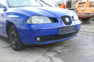 Seat Ibiza 6L Stoßstange Frontstoßstange vorne blau LS5G bis caAnfang2006 - Bild 4