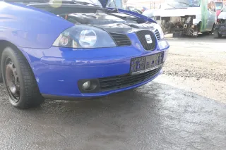 Seat Ibiza 6L Stoßstange Frontstoßstange vorne blau LS5G bis caAnfang2006 - Bild 4