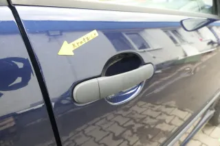 Skod Fabia 6Y Kombi Limousine Tür vorne rechts Beifahrertür blau LF5U ohne Anbau - Bild 2