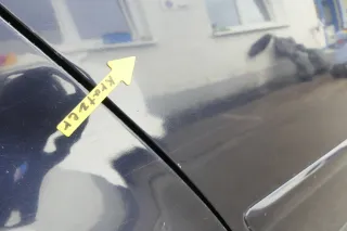 Audi A4 B6 8E nur Türblatt Tür hinten rechts blau LZ5L Kombi+Limo - Bild 4