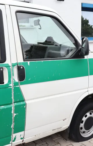 VW T4 Tür vorne rechts weiß R902 Beifahrertür 701831056H bis ca. 1996. - Bild 1