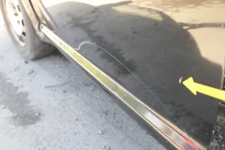 VW Golf 4 Bora Tür vorne links Fahrertür 2/3-Türer schwarz L041 ohne - Bild 3