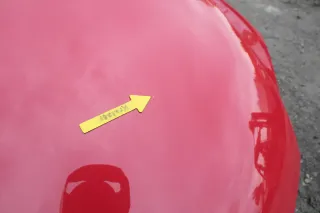 VW Fox 5Z Motorhaube Klappe vorn vorne rot LY3D Haube - Bild 4