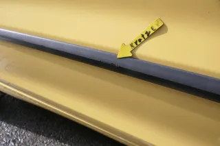 VW Fox 5Z Tür vorne links Fahrertür gelb LY1C - ohne Anbauteile - Bild 3