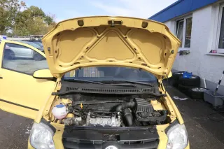 VW Fox 5Z Motorhaube Klappe vorn vorne gelb LY1C Haube - Bild 2