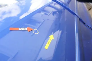 VW Polo 9N 9N3 Tür hinten rechts 4/5-Türer blau LA5M - Bild 6