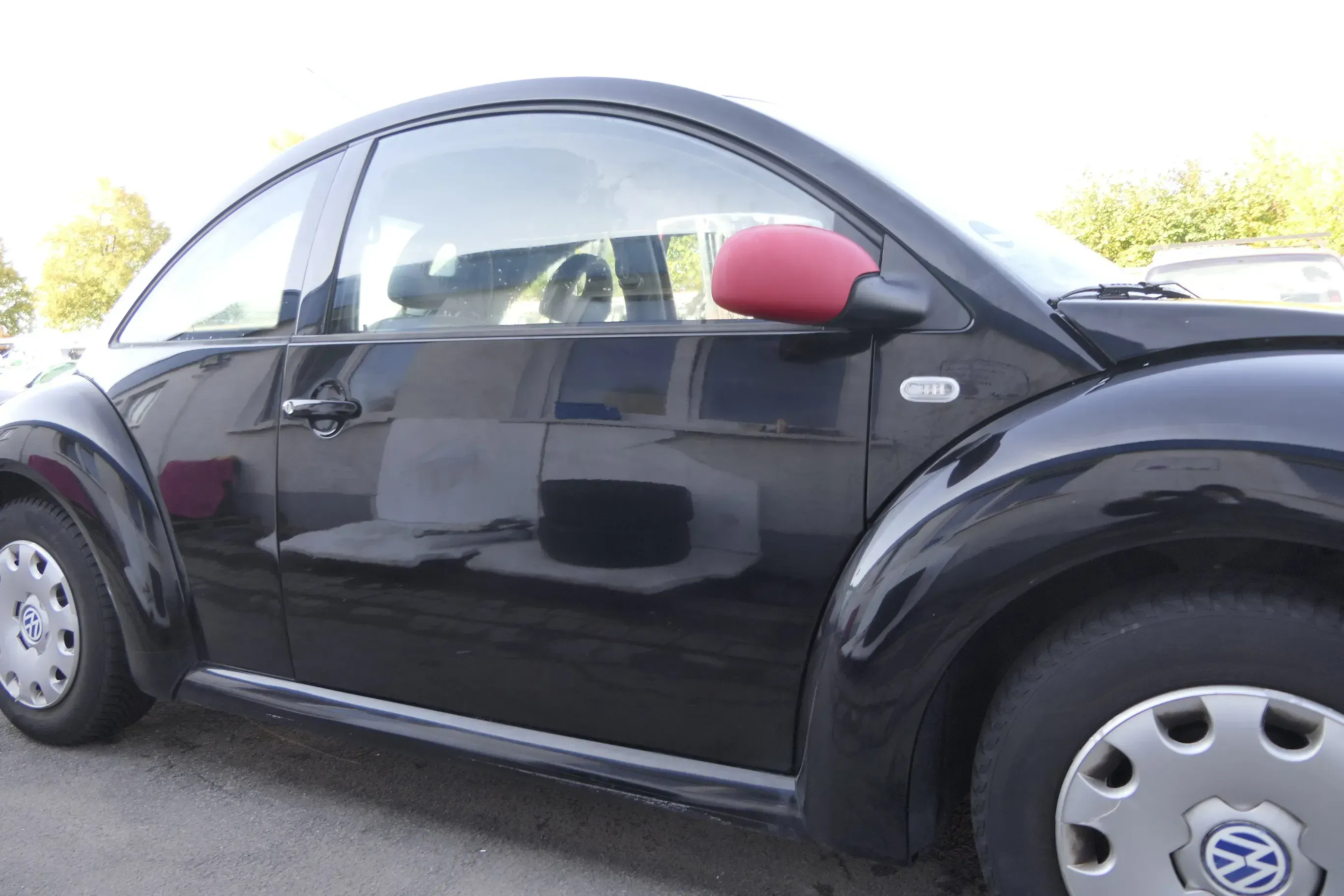VW New Beetle 1C 9C Tür vorne rechts Beifahrertür schwarz L041 - OHNE Anbauteile - Bild 1