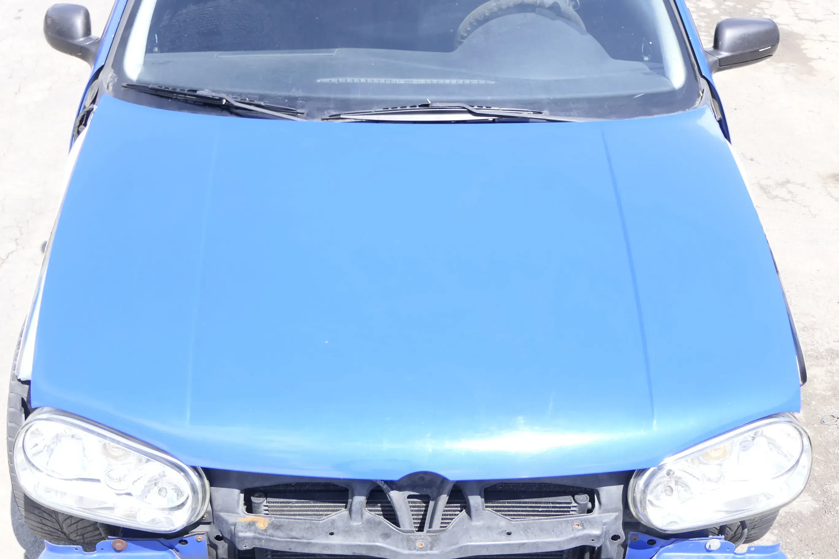VW Golf 4 Motorhaube Haube Klappe vorne blau LW5Z jazzblue 123701 - Bild 1