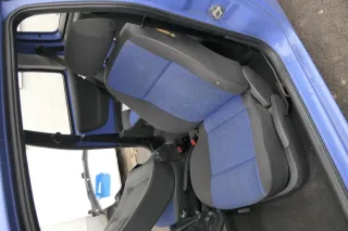 Seat Arosa Lupo Sitz vorne links Fahrersitz Höhenverstellung blau schwarz - Bild 4