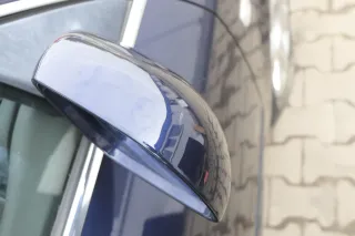 Audi A6 4B Spiegel Außenspiegel rechts elektrisch blau LZ5T - Bild 3