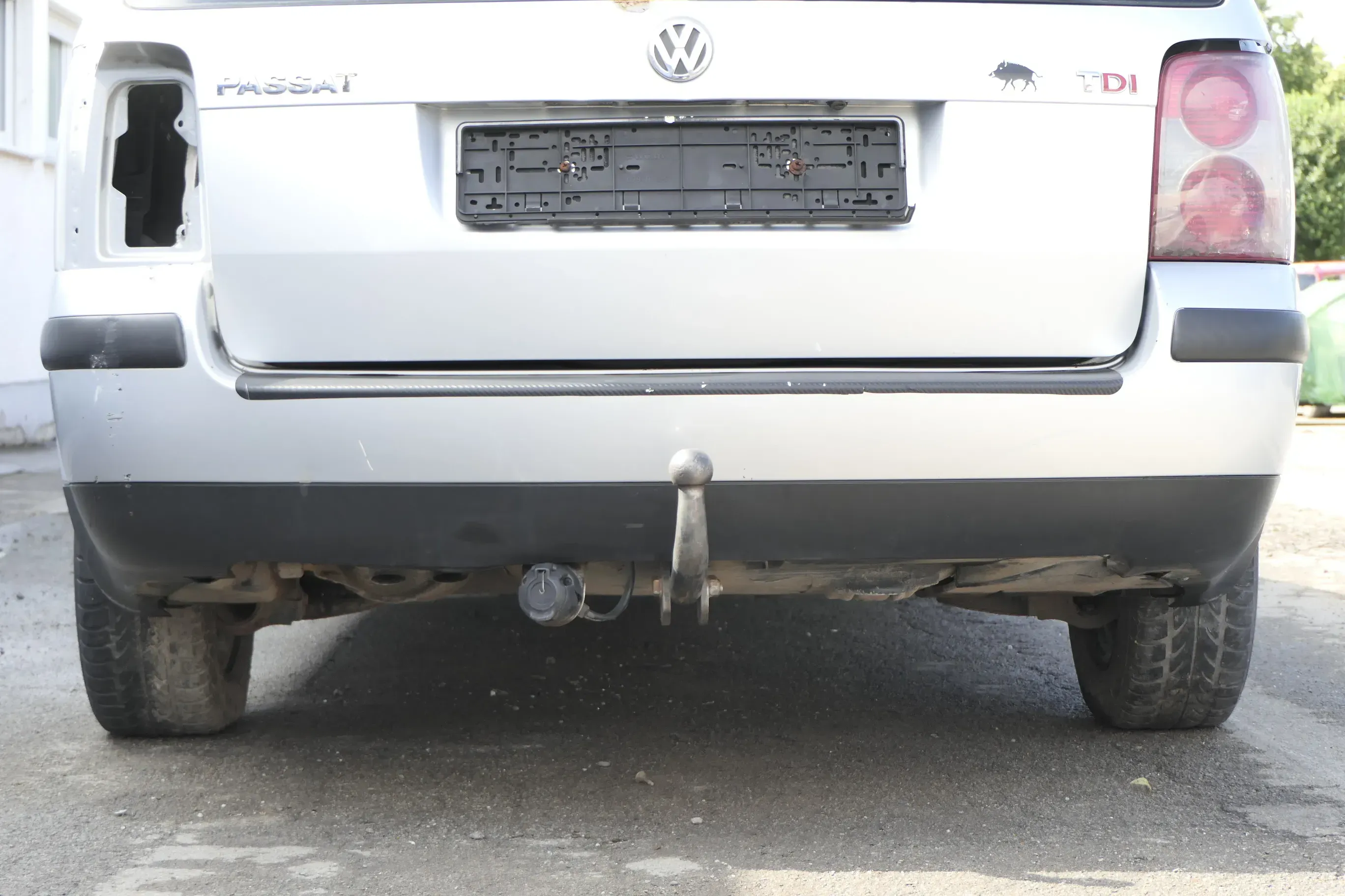 VW Passat 3BG Kombi Variant Stoßstange hinten Heckstoßstange LA7W grau silber - Bild 1