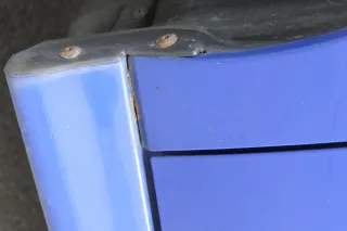 VW Polo 6N2 Kotflügel vorne links blau LA5C indigoblau (bis auf den Schweller) R - Bild 4