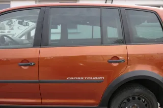 VW Touran 1T 1T3 Tür hinten links rot braun orange LA3U Cross - Bild 1