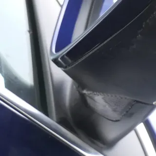 VW Passat 3C elektrischer Spiegel Außenspiegel rechts blau LD5Q anklappbar Umfel - Bild 2