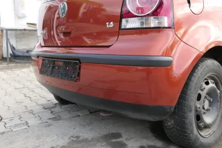 VW Polo 9N 9N3 Stoßstange Heckstoßstange hinten orange LA2W PDC - Bild 3