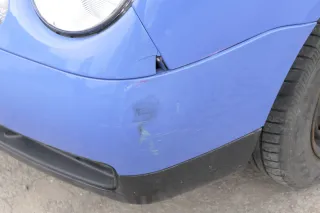 VW Lupo Stoßstange vorne Frontstoßstange Stoßfänger blau softblau LR5A vorn - Bild 2