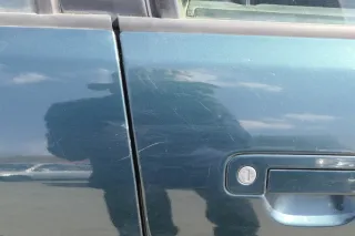 Audi A4 B5 Tür nur Türblatt vorn rechts Beifahrertür grün LZ6U Kombi Limo - Bild 2