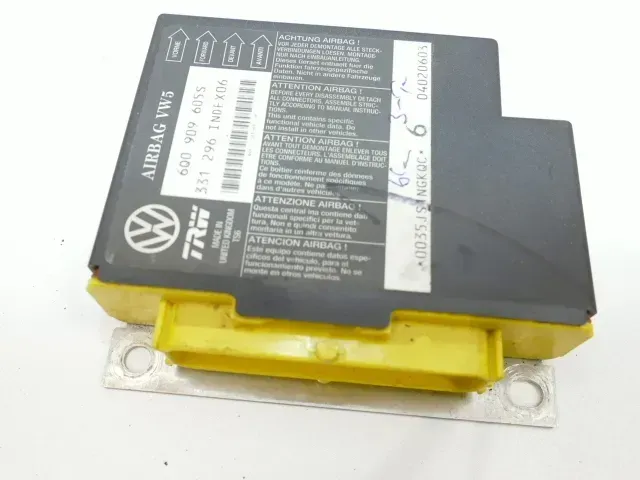 VW Polo 9N Ibiza Steuergerät Airbag Airbagsteuergerät 6Q0909605S Index 06 Fabia - Bild 1