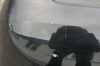 VW Fox 5Z Stoßstange hinten Stoßfänger schwarz L041 Heckstoßstange - Bild 3