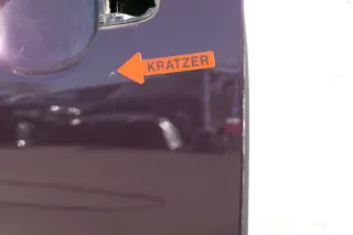 VW Polo 9N 9N3 Tür vorne links Fahrertür braun lila LC3W 2/3-Türer - Bild 7