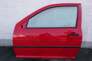 VW Golf 4 Tür vorne links Fahrertür 2/3-Türer rot LP3G - Bild 1