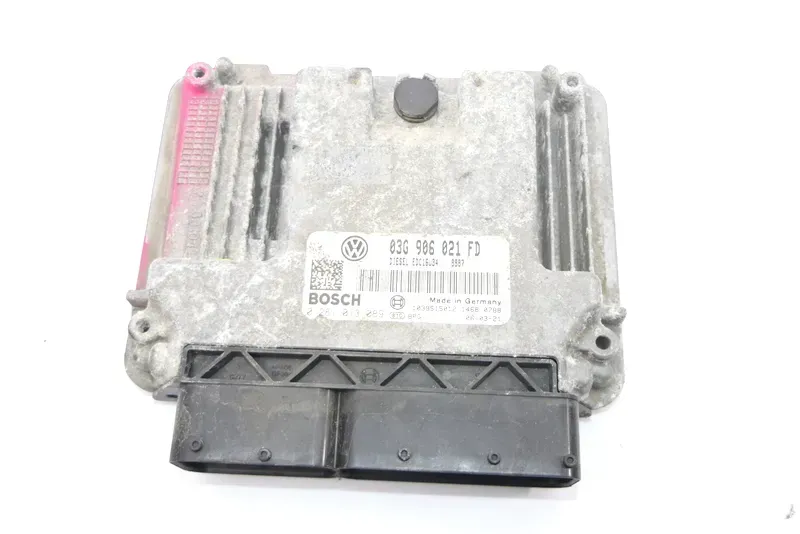 VW Golf 5 1K Jetta Steuergerät 1.9 TDI 77kw 105PS BLS Motor 03G906021FD - Bild 1