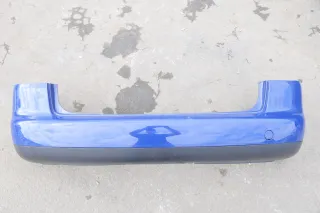 VW Touran 1T Stoßstange hinten Heckstoßstange Stoßfänger blau LL5M AHK - Bild 1