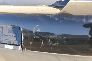 VW Lupo Stoßstange hinten Heckstoßstange Stoßfänger schwaz L041 - Bild 5