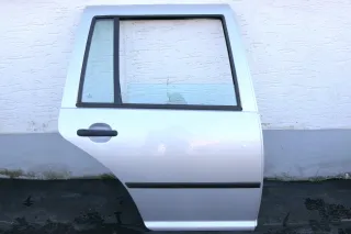 VW Golf 4 Bora Tür hinten rechts nur Kombi / Variant grau silber LA7W reflexsilb - Bild 1