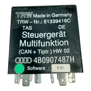 Audi A4 B5 A6 VW Sharan Passat 3B Relais 618 Multifunktion Lenkrad 4B0907487H - Bild 2