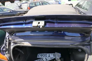 Golf 3 1E Cabrio Heckklappe Kofferraumklappe hinten Klappe blau LC5U ohneAnbaute - Bild 6