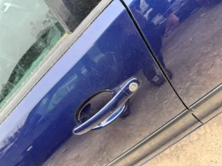 VW Polo 9N 9N3 Tür vorne links Fahrertür 4/5-Türer blau LB5N ohneAnbauteile - Bild 5