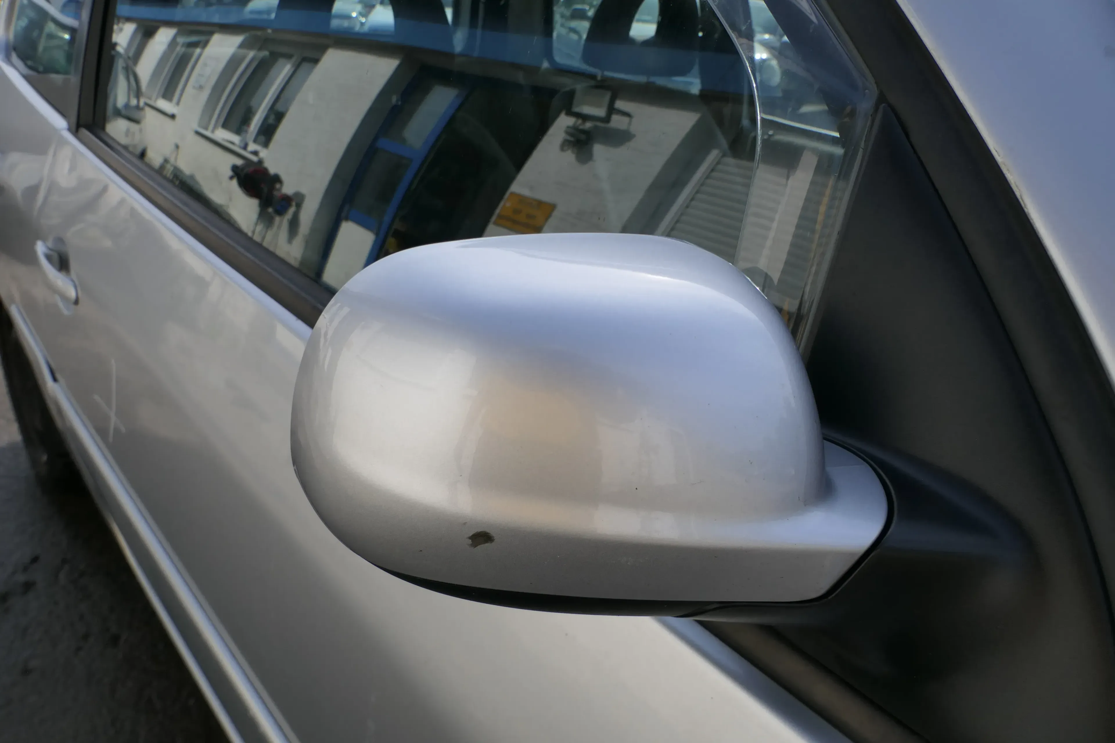 VW Lupo Arosa elektrischer Spiegel Außenspiegel rechts silber LA7W grau - Bild 1