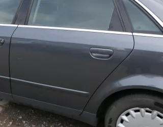 A4 B6 8E Türblatt Tür hinten links grau LX7Z - Bild 1