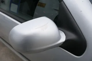 Golf 4 Bora elektrischer Spiegel vorne rechts Außenspiegel grau silber LA7W Glas - Bild 4
