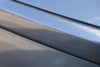 VW Polo 9N 9N3 Stoßstange Heckstoßstange hinten grau LC7V - Bild 7