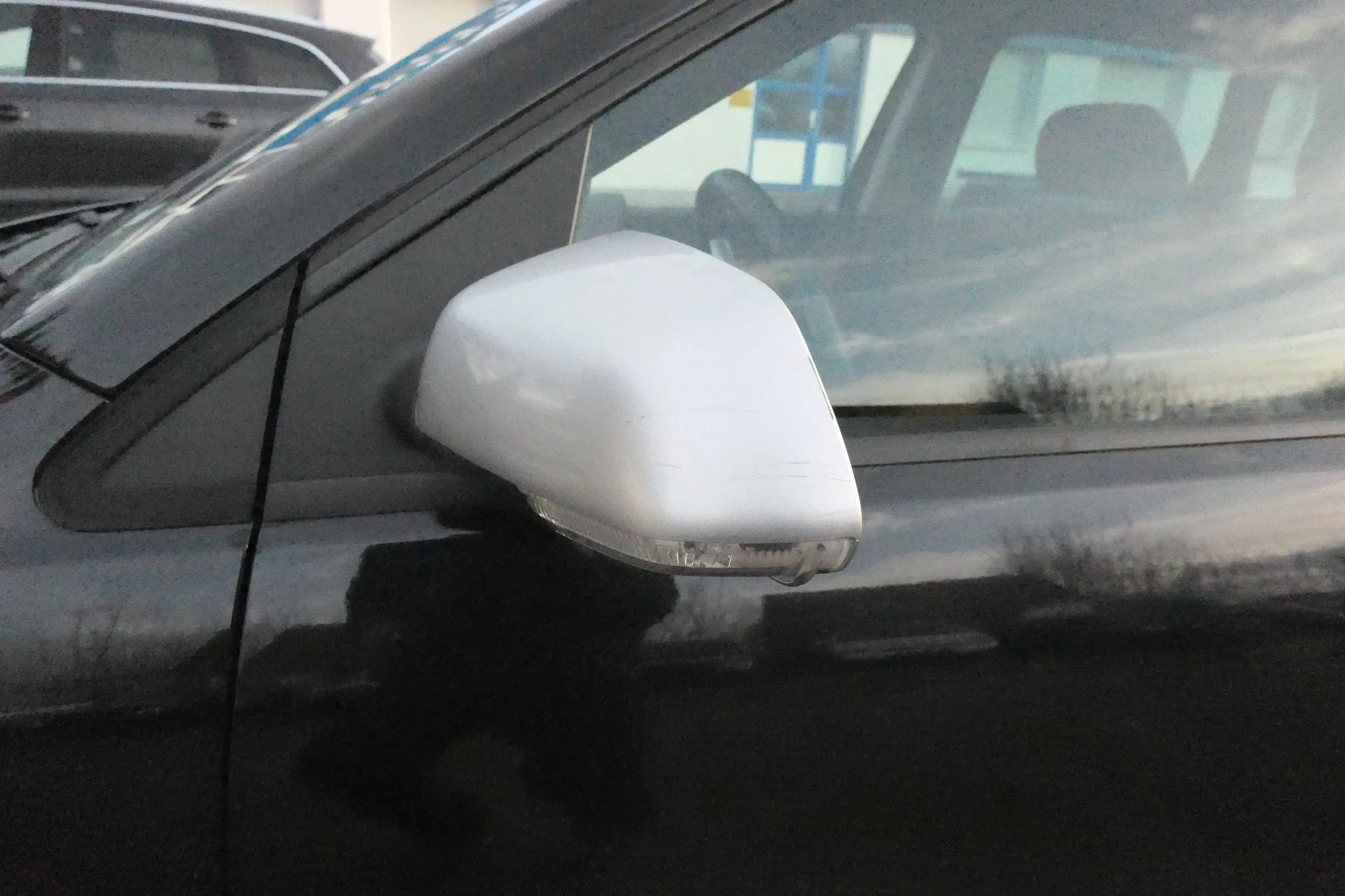 VW Polo 9N 9N3 Cross elektrischer Spiegel Außenspiegel vorne links silber - Bild 1