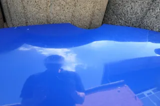VW Lupo Motorhaube KLappe vorne blau LW5Z - Bild 3