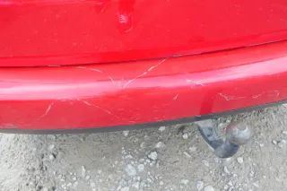 VW Touran 1T Stoßstange hinten Heckstoßstange Stoßfänger rot LY3D - Bild 7