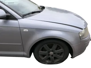 Audi A3 8P Kotflügel vorne rechts Sportback grau LY7J - Bild 1