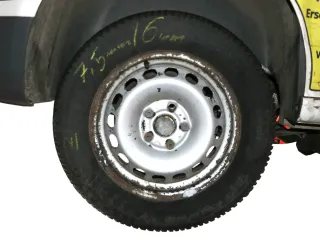 2x Felgen Caddy 2K 195/65 R15 Winterreifen Felge 6jx15H2 ET47 Reifen -ca.6-7,5mm - Bild 1