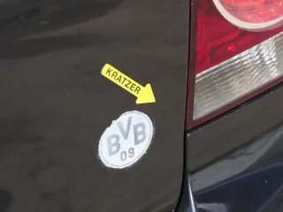 VW Polo 9N3 9N Heckklappe Kofferraumklappe Klappe schwarz LC9Z ohne Anbauteile - Bild 3