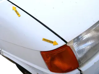 VW T4 kurze Version Kotflügel vorne rechts weiß R902 7D0821104B - Bild 2