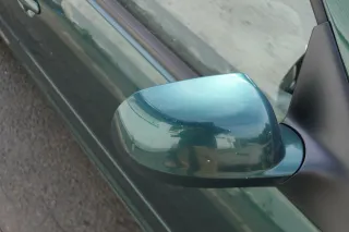VW Golf 4 Bora elektrischer Spiegel vorne rechts Außenspiegel grün LC6M Glas - Bild 2