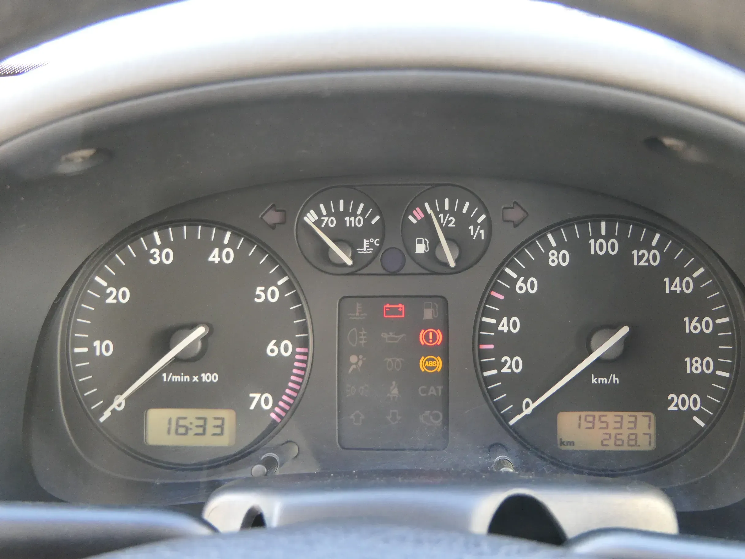 VW Polo 6N Tacho Tachometer Kombiinstrument 195.000km 6N0919860T 6N0919860R - Bild 1