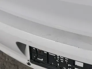VW Polo 6R Stoßstange Heckstoßstange hinten weiß LB9A   -  MÄNGEL  BILDER ! - Bild 8