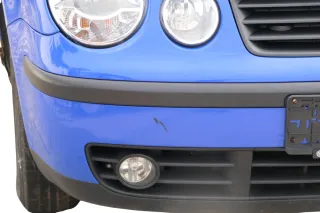 VW Polo 9N Stoßstange Frontstoßstange vorne blau LA5F - Bild 8