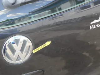 VW Polo 9N3 9N Heckklappe Kofferraumklappe Klappe schwarz LC9Z ohne Anbauteile - Bild 7