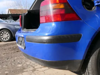 VW Golf 4 Limousine Stoßstange hinten Heckstoßstange Stoßfänger blau LW5Z - Bild 11
